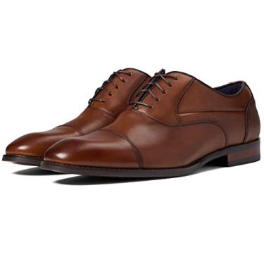 Imagem de STACY ADAMS Sapato Oxford masculino Kallum, Conhaque, 10.5 Wide