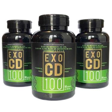 Imagem de 3 Exo Cd 100 Suplemento Alimentar 100% Natural 270 Cápsulas - New Quan