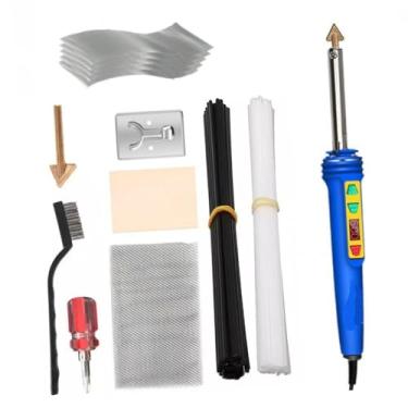 Imagem de MotiveTech Kit de reparo de ferro de solda, máquina de solda de plástico profissional, ferramentas de soldador para joias, artesanato, para- de carro