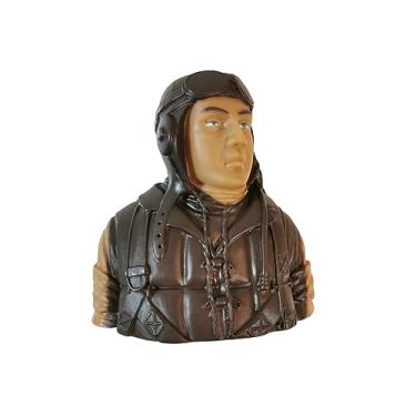 Imagem de 1/5 Pilot Figures WWII Hand Painted for RC Airplanes Model Plane Aircraft Warbird Sport Jet Car Boat Drone Toy Driver (FL-P-0222D)
