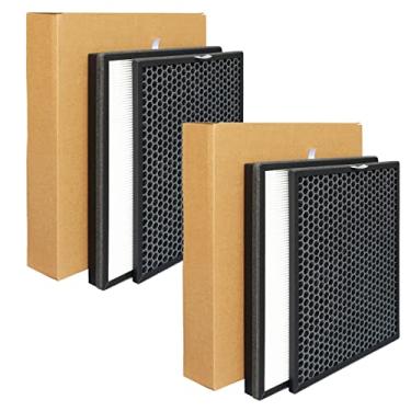 Imagem de LRFDRESS Filtro HEPA FY2422 e peça sobressalente de filtro de carvão ativado FY2420 para acessórios de filtro de purificador de ar Philips AC2889, AC2887, AC2882, AC3829/10 2000 e 2000i séries 2000i