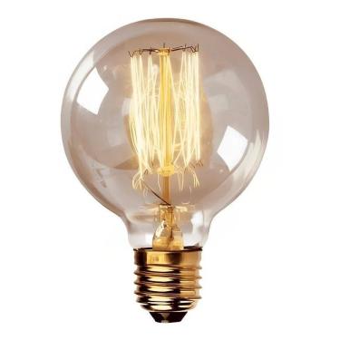 Imagem de 2X Lâmpada Filamento De Carbono G80 40W Vintage Retro E27