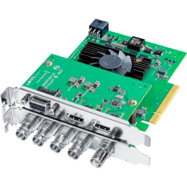Imagem de Blackmagic Design DeckLink 8K Pro Mini, PCIe 3.0, 12G-SDI, 4x bidirecional, 16/64 canais incorporados, entrada de sincronização Tri-Sync/Black Burst
