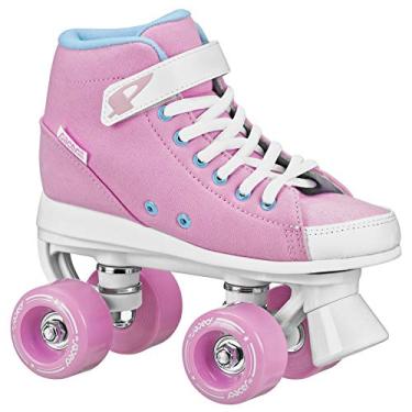 Imagem de Pacer Scout ZTX Kids 's Quad Skates para rolo para ambientes internos e externos, Pink - Berry, 5
