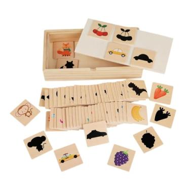 Imagem de Generic Brinquedos educacionais de jogo de quebra -cabeça de madeira de madeira Toys e empilhar brinquedos para crianças