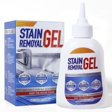 Imagem de Gel limpador de manchas de molde de 20 ml: gel multiuso para uso doméstico na junta da máquina de lavar, pia, chuveiro, calafetagem de vedação do carregador frontal e rejunte de banheiro - 1 peça