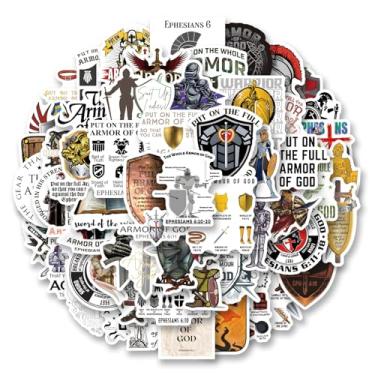 Imagem de 60pcs Ephesians Stickers Pack, Aesthetic Vinyl Waterproof Decals for Water Bottle,Laptop,Phone,Skateboard,Scrapbooking,Bumper Decor for Kids Teens Adults Fans for Party Supply Decor