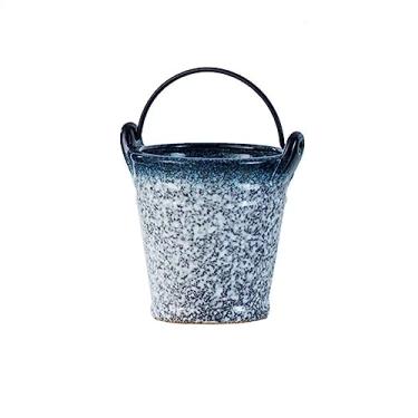 Imagem de balde de vinho Mini comercial ktv bar pequeno balde de gelo criativo cerâmica frango frito lanche batatas fritas Refrigerador de cerveja(Pequeno)