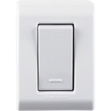 Imagem de Caixa de Sobrepor com 1 Interruptor Simples 10A 250 Volts Branca - 57304001 - TRAMONTINA