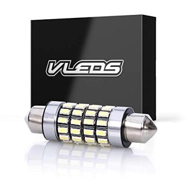 Imagem de VLEDS 1 peça 280lm 42mm 5500K Branco 211 212 560 578 6411 360° Alta Saída 48 LED Lâmpada Festão