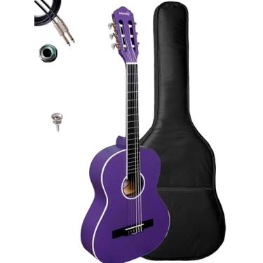 Imagem de Violão Eletroacústico Giannini N6 P/Canhoto + Acessórios (Purple Satin)