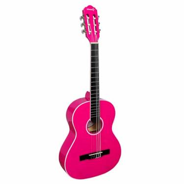 Imagem de Violão Eletroacústico Infantil Giannini Start N6 P/Canhoto (Pink Glossy)