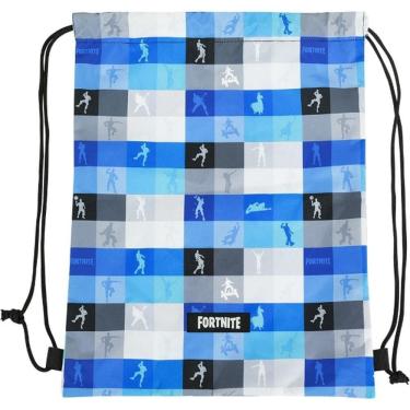 Imagem de Mochila Tipo Saco Esportivo Fortnite Skin Blue