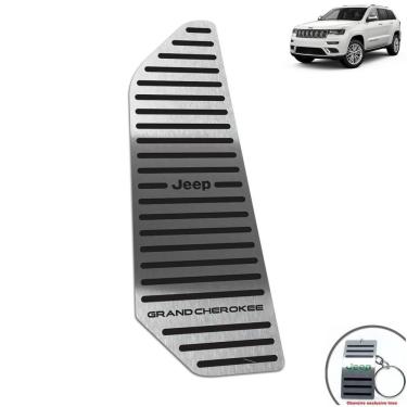 Imagem de Descanso de Pé Inox Jeep Grand Cherokee 2013 a 2018 Preto