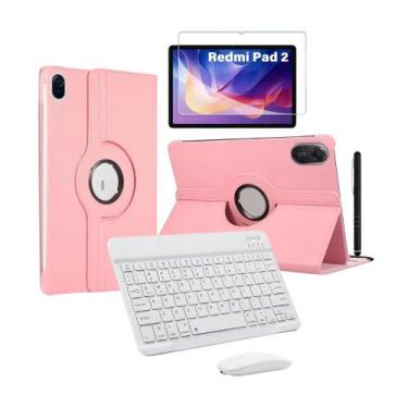 Imagem de Kit Capa + Teclado E Mouse + Película + Caneta Para Tablet Redmi Pad 2