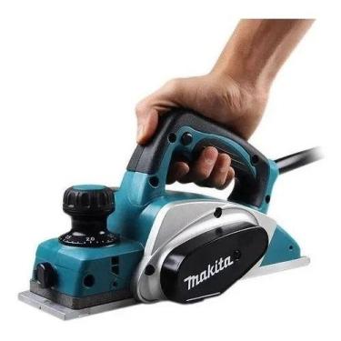 Imagem de Plaina Elétric Manual 3.1,4 620w Makita Kp0800 82 Mm Acess