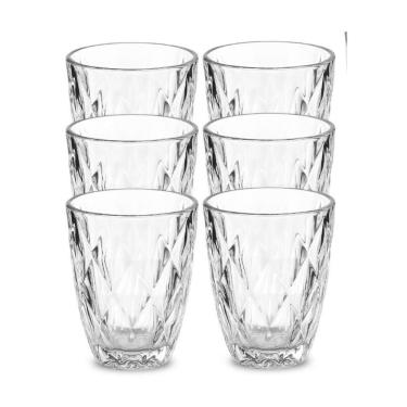 Imagem de Kit Conjunto 6 Unidades Copo Vidro Arido 310ml