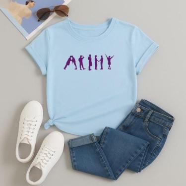 Imagem de Camiseta 100% Algodão Estampada Army Letreiro 610 Linda Fofa Look Ootd