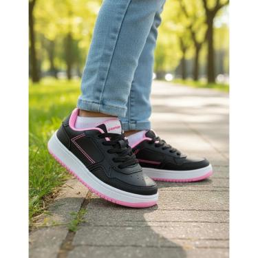 Imagem de Tênis Juvenil Escolar Camin Yep Basico Menina