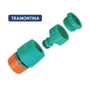 Imagem de Kit Adaptador Para Torneira 1/2 Tramontina + Engate Rápido Oferta Orig