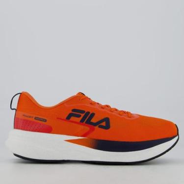 Imagem de Tênis Fila Racer Fastpace Laranja e Marinho, 39