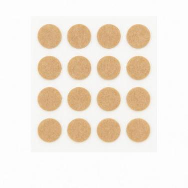 Imagem de Protetor Almofada Adesiva De Feltro Diâmetro 1,8cm 32 Peças Anti Impac