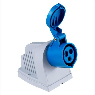 Imagem de Tomada de Sobrepor Industrial 2P+T 32 A 220-250 Vca 6 H Tramontina