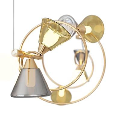 Imagem de Pendente Aurora Gold 5W Lampada G9 Ferro + Vidro Ref:1423