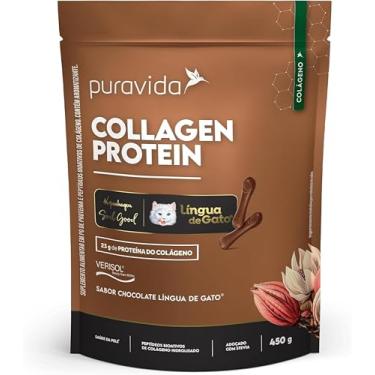 Imagem de Collagen Protein (Colágeno) Sabor Chocolate Lingua de Gato da Kopenhagen de 450g-Pura Vida
