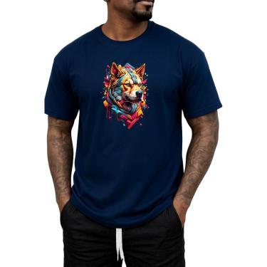 Imagem de Camiseta Casual Masculina com Estampa Minimalista-Masculino