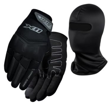 Imagem de Kit Luva X11 FIT X Preta Motociclista Com Fun??o Touchscreen + Balaclava 3G