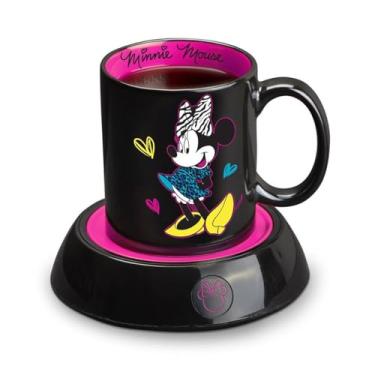 Imagem de Disney Minnie Mouse Mug Warmer, Black/Pink (DMG-18)