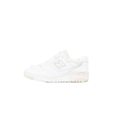 Imagem de New Balance Tênis feminino 550, Branco/linho, 35