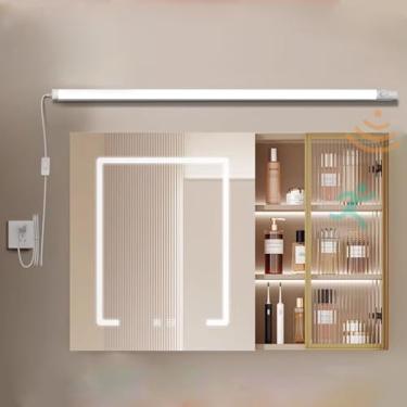 Imagem de GZZBMY Lâmpadas de parede LED com detector de movimento Plug-in Arandela com interruptor e cabo de tomada Iluminação moderna de armário Lâmpada de sub-montagem Cozinha para armário Prateleiras Sala de