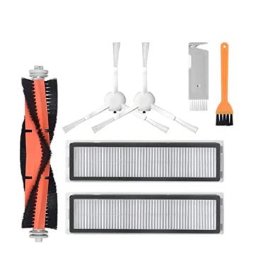 Imagem de Main/Side Brush Mop Cloth Hepa Filter Compatible With XiaoMi Dreame D9 & Bot L10 Pro Trouver Robot LDS Vacuum-Mop Finder Spare Parts(Orange)
