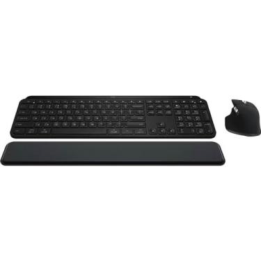 Imagem de Conjunto de teclas Logitech MX Keys S - Teclado e mouse sem fio de desempenho com descanso para as mãos