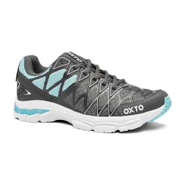 Imagem de Tênis Feminino Esportivo Para Corrida Academia Confortável e Leve Asteroide (CINZA/TURQUESA, BR, Adulto, Numérico, M, 38)