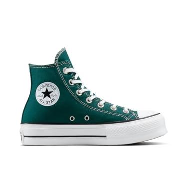 Imagem de Converse Tênis feminino Chuck Taylor All Star Lift Hi, Darkly Jaded/Branco/Preto, 5 Women/3 Men