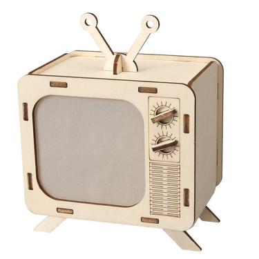 Imagem de Kit científico | Mini projetor de TV de madeira | Faça você mesmo | STEM Experimentos