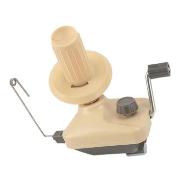 Imagem de Baoblaze Enrolador de fios de tricô manual, ferramenta de enrolamento de fios portátil multifuncional com alça, enrolador de doméstico operado manualmente