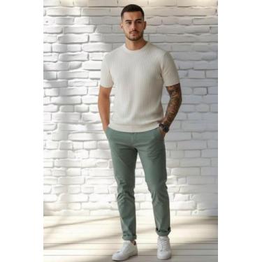 Imagem de Camisa Masculina Casual Tricot Texturizada Premium - LEX Menswear, Bra