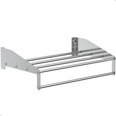 Imagem de Suporte Para Toalha De Banho Toalheiro Hotel Inox Tallin