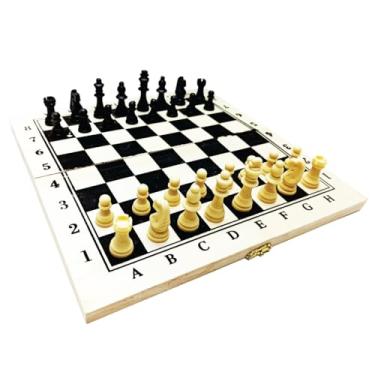 Imagem de Jogo Xadrez, Damas e Gamão Madeira 28,5X28,5 Único