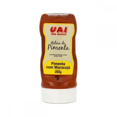 Imagem de Molho Geleia de Pimenta Com Maracujá p carnes e queijos 260g - Uai Red