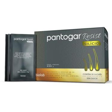 Imagem de Pantogar Resist Silício Sem Sabor com 30 Sachês de 10g cada