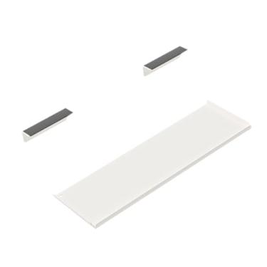 Imagem de Fxzqgnh Prateleira para Peitoril de Janela, Prateleira Expositora, Fácil Instalação, Extensão de Balcão em aço Carbono, Prateleira de Armazenamento para Garag, 15cmx50cm