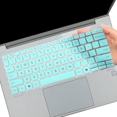 Imagem de Capa de teclado para HP ProBook 440 G11 14 e HP ProBook 445 G11 35.6 cm Acessórios para laptop Capa protetora de teclado (não serve para HP ProBook 440 445 G10/G9/G8/G7/G6/G5)-Hotblue