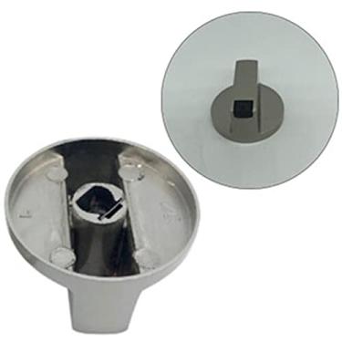 Imagem de Cryfokt Botão de Controle de Fogão a Gás, Substituição de Botões de Fogão de Metal para Controle de Máquina de de Cozinha, 8 Peças, Fácil de Operar, Adequado para Gás