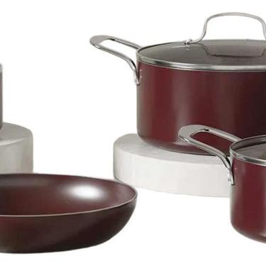 Imagem de Conjunto 4 Panelas Ceramica Aluminio Diamond Berry - Jomafe