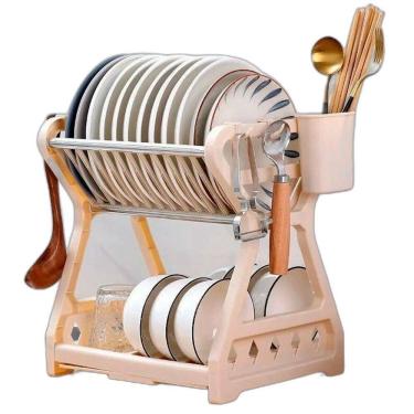 Imagem de Escorredor Pratos Louça Cozinha Plástico 33X24X31 Perfeito